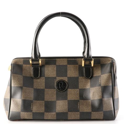 fendi 2jours blue bag|fendi checkerboard handbag.